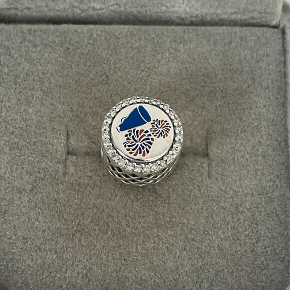 Pandora Dangle Charm Cheerleader Go Team!Charm - Picture 1 of 4